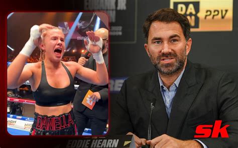 hemsley flash|Boxing boob flash: Eddie Hearn rips Daniella Hemsley’s celebration